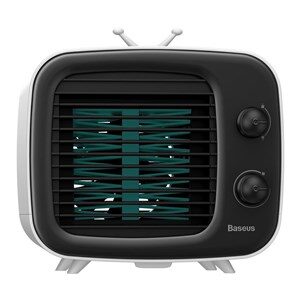 Mini air cooler Baseus Time fan, humidifier (black and white)